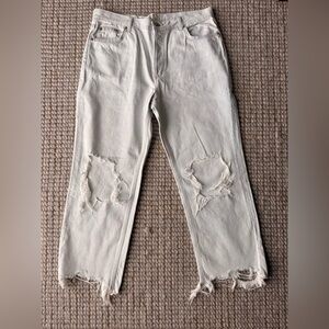 🤍 Free People Maggie Mid-Rise Straight Jeans 🤍